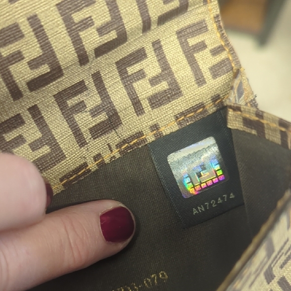 Fendi Beige and Brown Logo Wallet - Picture 10 of 10